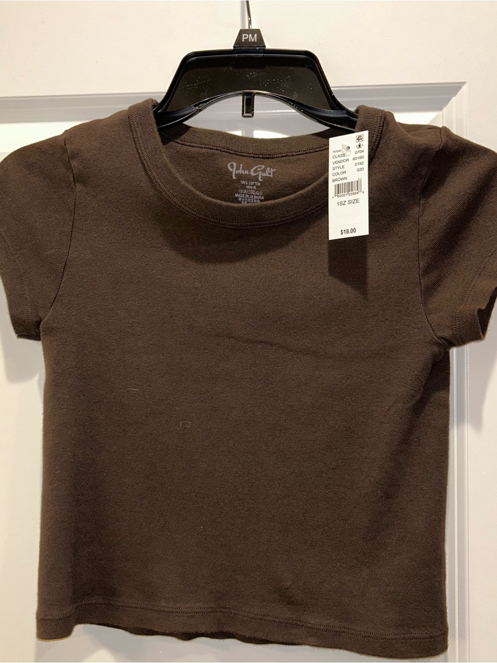 NWT Brandy Melville Brown Short-Sleeve Tee